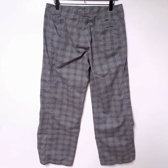 Columbia XCO Women's 12 Columbia Authentic Fit Gray Plaid Slacks Pants - Picture 4 of 10